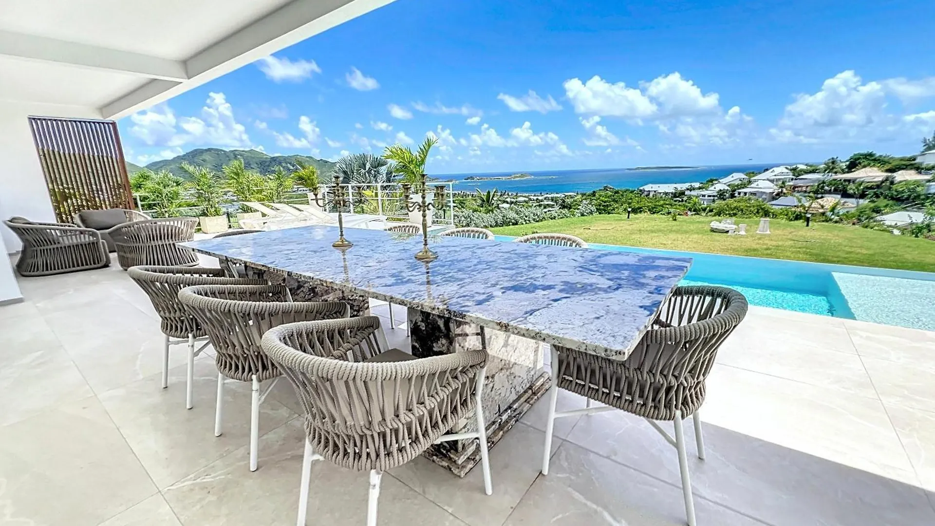 Fleur De Lys A Prestigious Villa With A Sea View. Orient Bay