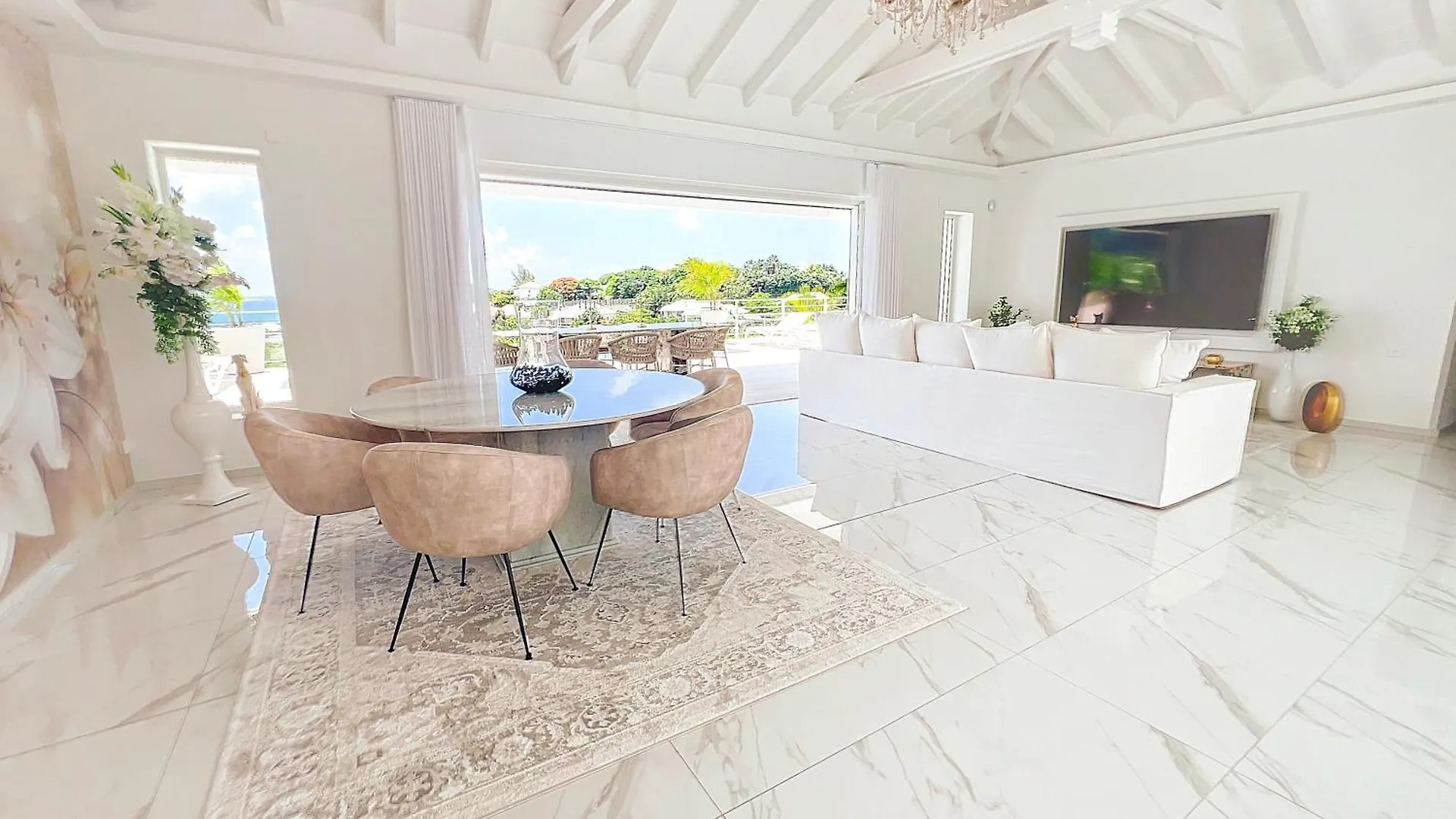Fleur De Lys A Prestigious Villa With A Sea View. Orient Bay Sint Maarten/Saint Martin